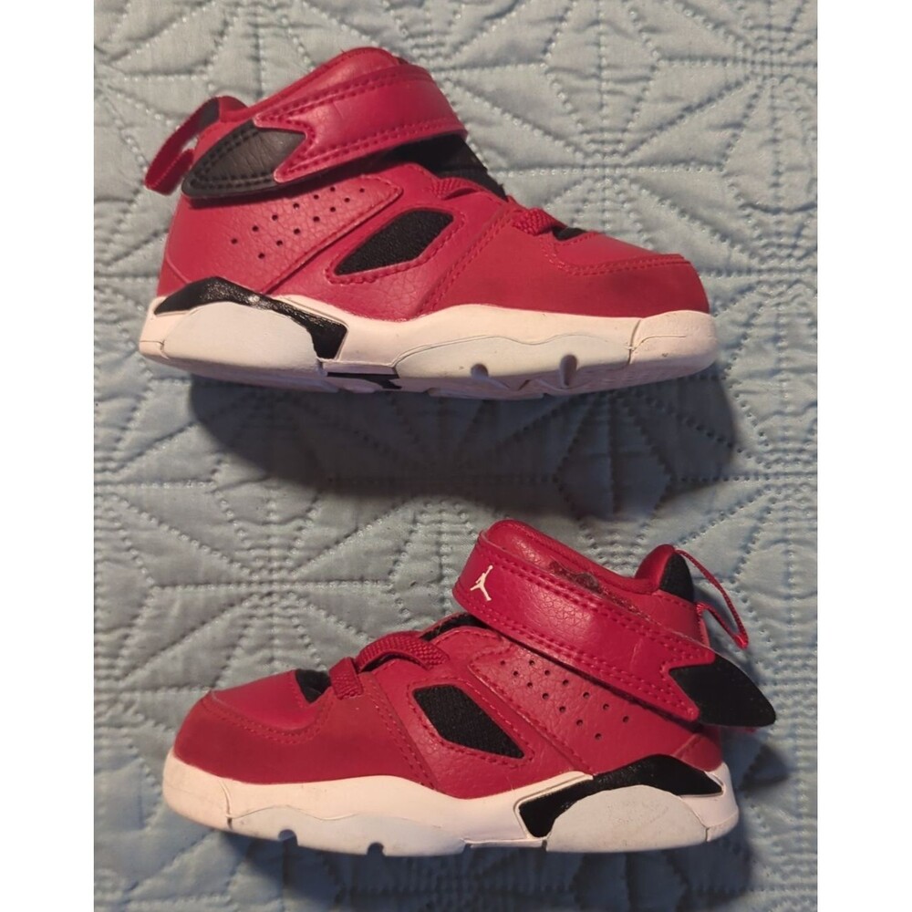 NIB Nike Air Jordan Flight Club '91 Gym Red Athletic Sneakers Shoes Toddler 5c